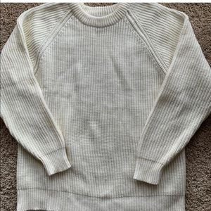 Vtg Cream Sweater